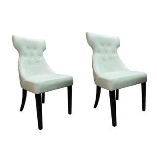 NOYA USA Parsons Chair FX500 Color Creamy White, Finish Black