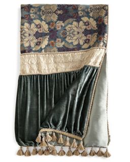Pieced Throw with Jumbo Tassel Fringe, 48 x 72   Dian Austin Couture Home