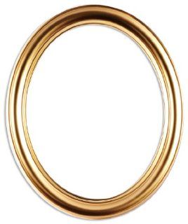Gallery Solutions Empty Accent Picture Frame, Oval, 11 Inch by 14 Inch, Gold   Single Frames
