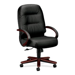 HON Pillow Soft High Back Executive  Chair 2191 Color Black Mahogany
