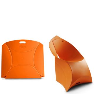 Flux Chair   Bright Orange      Homeware