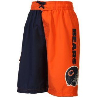 NFL Chicago Bears Boy's Licensed Swim Trunk  Sports Fan Shorts  Sports & Outdoors