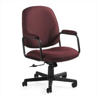 Global Total Office Solo High Back Pneumatic Office Chair 5227 Fabric Asphalt