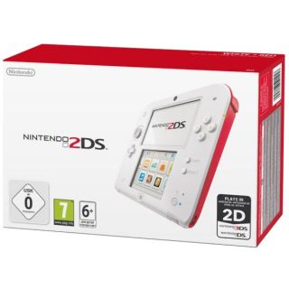 Nintendo 2DS Console (White + Red)      Games Consoles