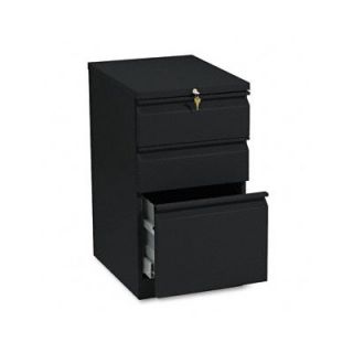 HON Mobile 3 Drawer Efficiencies Pedestal File HON33720RL Finish Black