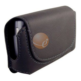 Black Horizontal Leather Case with Belt Clip for Samsung Captivate SGH i897 Cell Phones & Accessories