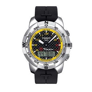 Tissot T Touch Titanium MotoGP 2009 Carbon Dial Men's Watch #T33.7.898.94 Watches