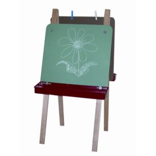 Wood Designs Double Adjustable Easel with Chalkboard 18900