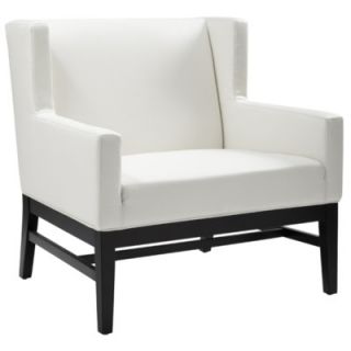 Sunpan Modern Domaine Chair SNPN1269 Color Leather Ivory