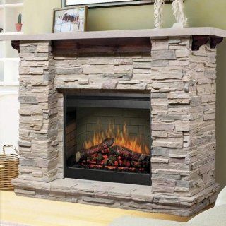 Dimplex Featherston 61 inch Electric Fireplace   Ledge Rock   Gds26 1152lr Home & Kitchen