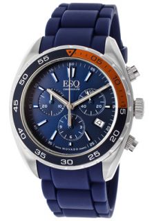 ESQ by Movado 7301390  Watches,Mens Blue Dial Blue Rubber, Casual ESQ by Movado Quartz Watches