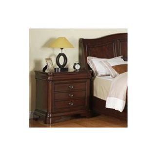 Sunset Trading Cameron 3 Drawer Nightstand SS CM750 NS