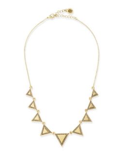 Athena Crystal Triangle Collar Necklace   House of Harlow