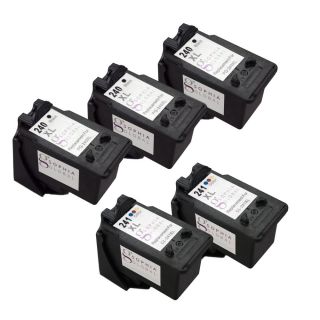 Sophia Global Remanufactured Ink Cartridge Replacement With Ink Level Display (3 Black, 2 Color)