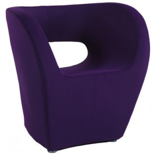 Chintaly Fun Arm Chair 2302 ACC BLK / 2302 ACC PUP Color Purple
