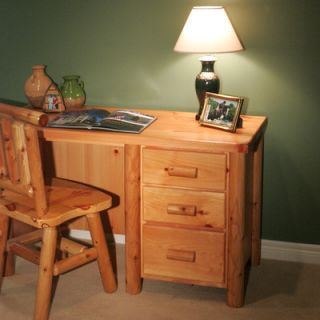 Moon Valley Rustic Writing Desk L700 Finish Unfinished