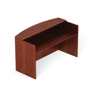 Offices To Go Reception Executive Desk Shell SL7130RDS Finish American Cherry