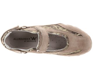 Allrounder by Mephisto Niro Taupe Suede/Multi Camouflage