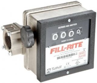 Fill Rite 901 N 1" Inlet/Outlet Basic Meter 40gpm Nickel Plat Industrial Peristaltic Metering Pumps