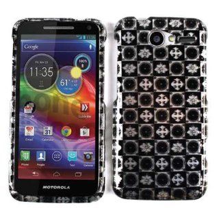 For Motorola Electrify M Xt901 Black White Squares Case Accessories Cell Phones & Accessories