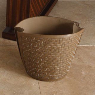 Global Views Woven Waste Basket 9.916 Color Mink