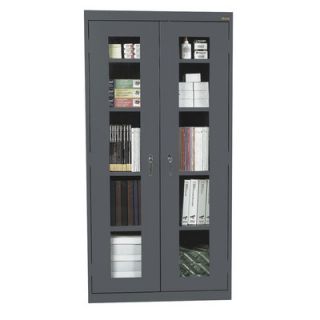 Sandusky Classic Series 36 Clear View Storage Cabinet CA4V3618780 Finish Ch
