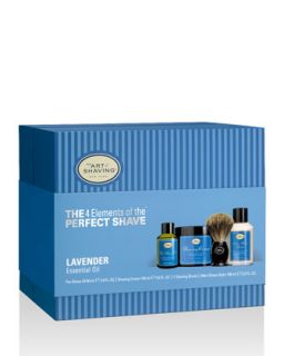Mens 4 Elements of the Perfect Shave Full Size Kit, Lavender   The Art of
