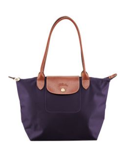 Le Pliage Shoulder Tote Bag, Bilberry   Longchamp