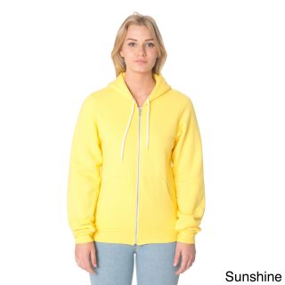 American Apparel American Apparel Unisex Flex Fleece Zip Hoodie Yellow Size XXS (0  1)