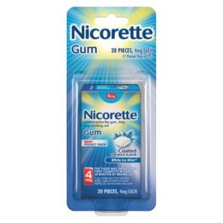 Nicorette Gum White Ice 4mg