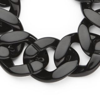 Impulse Womens Chunky Chain Bracelet   Black      Womens Accessories