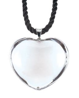 Glamour Heart Pendant, Clear   Baccarat