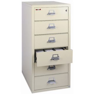 FireKing 6 Drawer Card, Check and Note File 6 2552 C