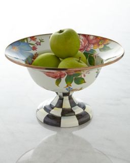 Large Flower Market Compote   MacKenzie Childs