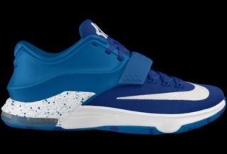 Nike KD7 iD Custom Basketball Shoes   Blue