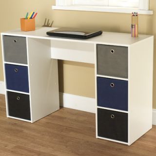 TMS Writing Desk with 6 Bins 96615 / 96616 Bin Color Blue / Black / Gray