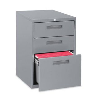 Lorell 3 Drawer Box/Box/File Mobile Pedestal Files LLR67737 Finish Light Gray