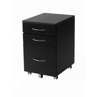 Eurostyle 3 Drawer Laurence High Mobile File Cabinet 27814 / 27811 / 27812 Fi