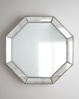 Octagonal Beaded Trim Mirror