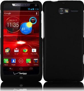 Black Rubberized Protector Case for Motorola DROID RAZR M XT907 Cell Phones & Accessories