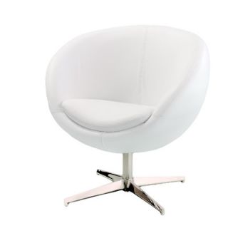 Home Loft Concept Stenze Modern Leather Roundback Chair W8961129