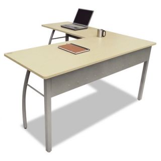 LineaItalia Trento Corner Desk LITTR737MOC / LITTR737OAT Finish Oatmeal