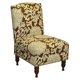 Skyline Furniture Athens Fabric Slipper Chair 31 1NBATHBTRSWT Color Chocolate