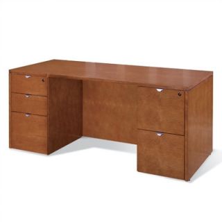 OSP Furniture Kenwood 72 W Executive Desk Shell with Straight Front KEN   01