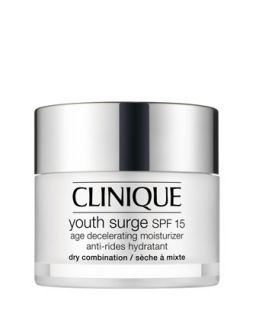 Youth Surge SPF 15 Age Decelerating Moisturizer, Dry/Combination   Clinique
