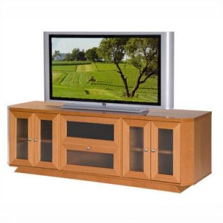 Furnitech Transitional 70 TV Stand FT71CRCDC/FT71CRCLC Finish Light Cherry