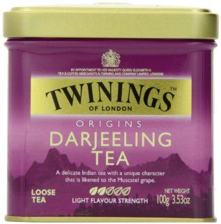 Twinings Darjeeling Tea, Loose Tea, 3.53 Ounce Tins (Pack of 6)  Grocery & Gourmet Food