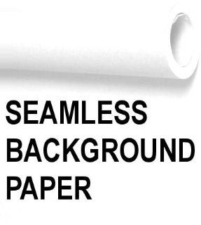 Seamless Background Paper   Photo Background Roll Snow White   53 Inch x 36 inch *NOT RETURNABLE  Photo Studio Backgrounds  Camera & Photo