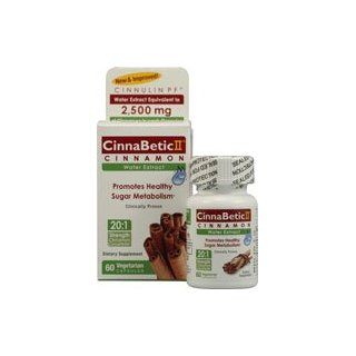 Hero Nutritionals CinnaBetic ll   2500 mg   60 Vegetarian Capsules (Quantity of 2) Health & Personal Care