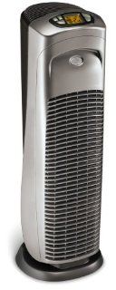 Hunter 30715 HEPAtech Large Tower, Three Speed Air Purifier with Ionizer   Hepa Filter Air Purifiers